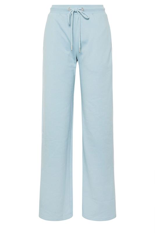 LTS Tall Women's Light Blue Piped Wide Leg Joggers | Long Tall Sally 6