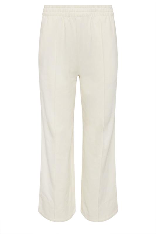 PixieGirl Petite Women's Cream Wide Leg Joggers | PixieGirl 6