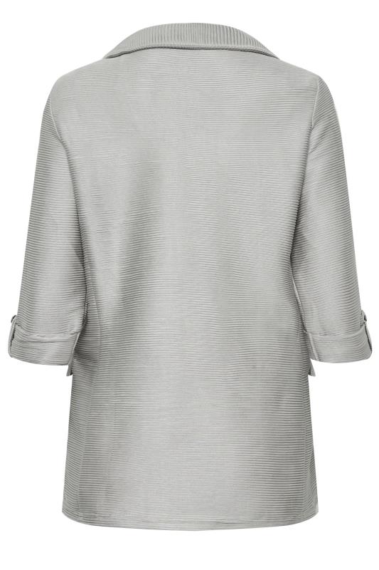 M&Co Grey Textured Blazer | M&Co 7