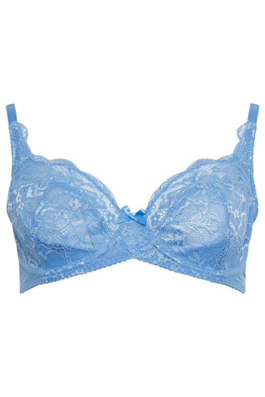 M&Co Blue Lace Non-Padded Underwired Bra | M&Co 6