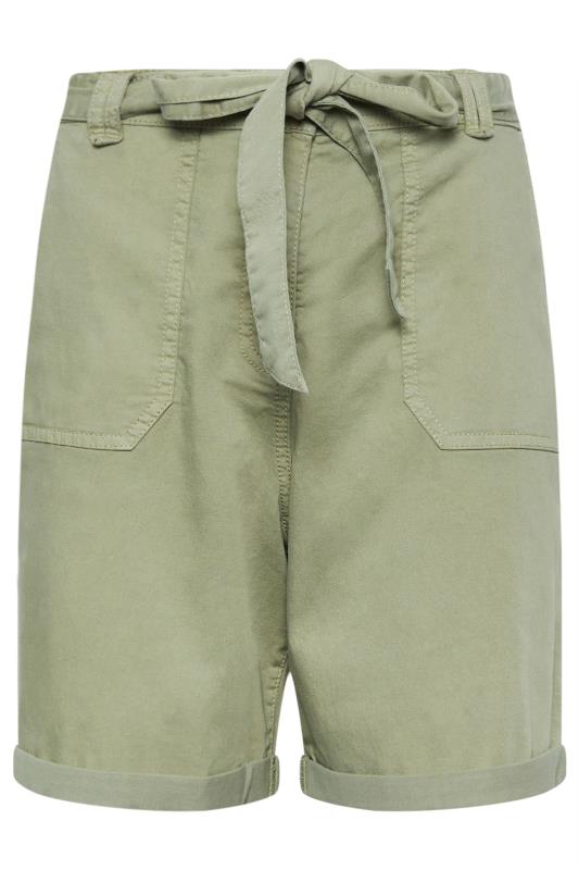 M&Co Sage Green Cargo Shorts | M&Co 6