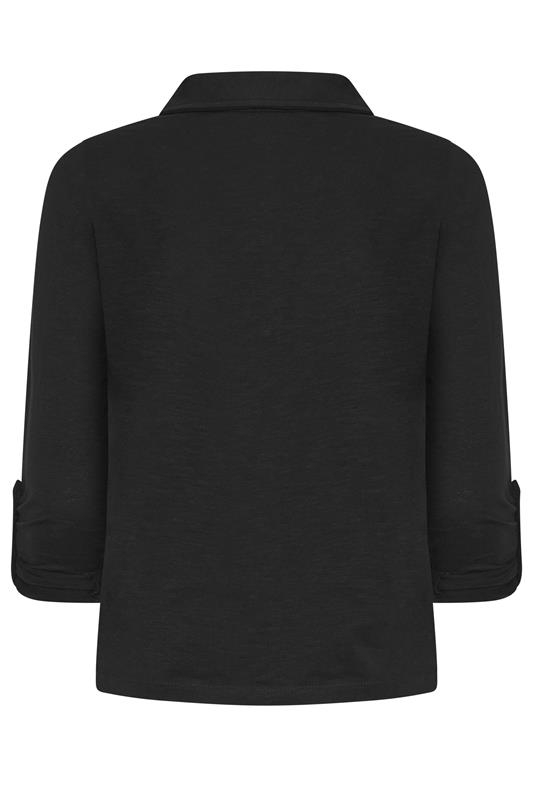 PixieGirl Petite Women's Black Button Cotton Shirt | PixieGirl 6