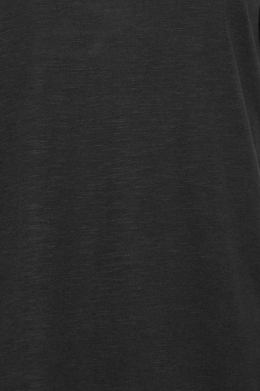 M&Co Black V-Neck Cotton T-Shirt | M&Co 4