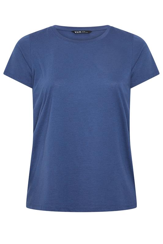 YOURSET 3 PACK Plus Size Purple & Blue Core T-Shirts | Yours Clothing 10