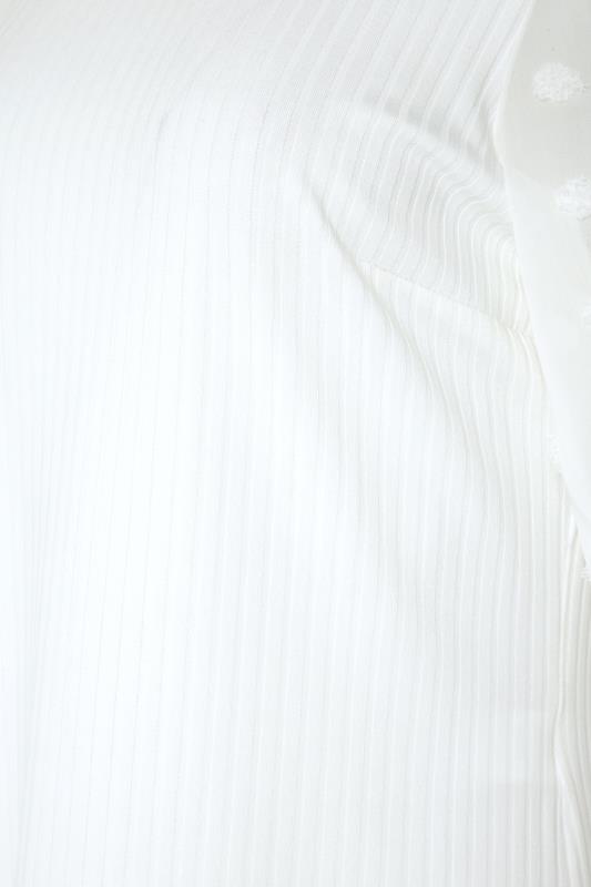 M&Co White Dobby Sleeve Blouse 5