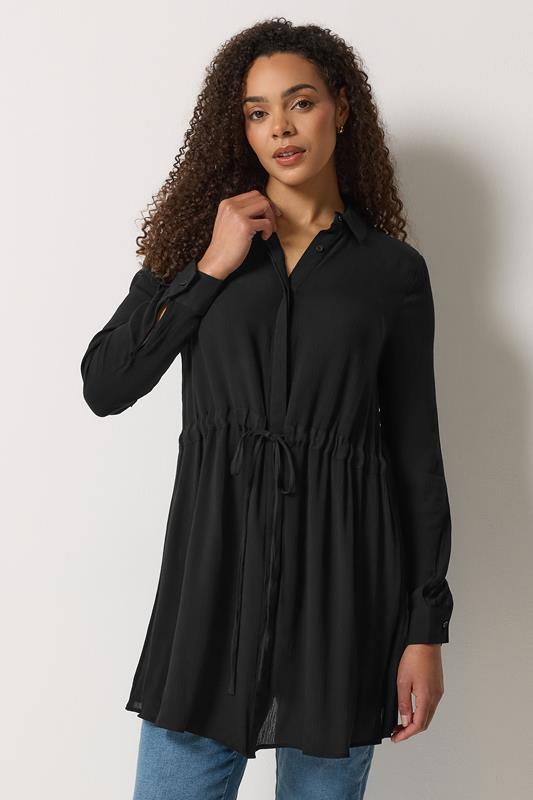  M&Co Black Tunic Shirt Dress