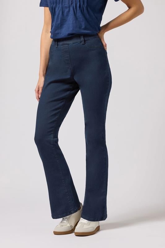 M&Co Indigo Blue Bootcut Jeggings | M&Co 2