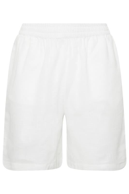 LTS Tall Women's White Cotton Shorts | Long Tall Sally 6