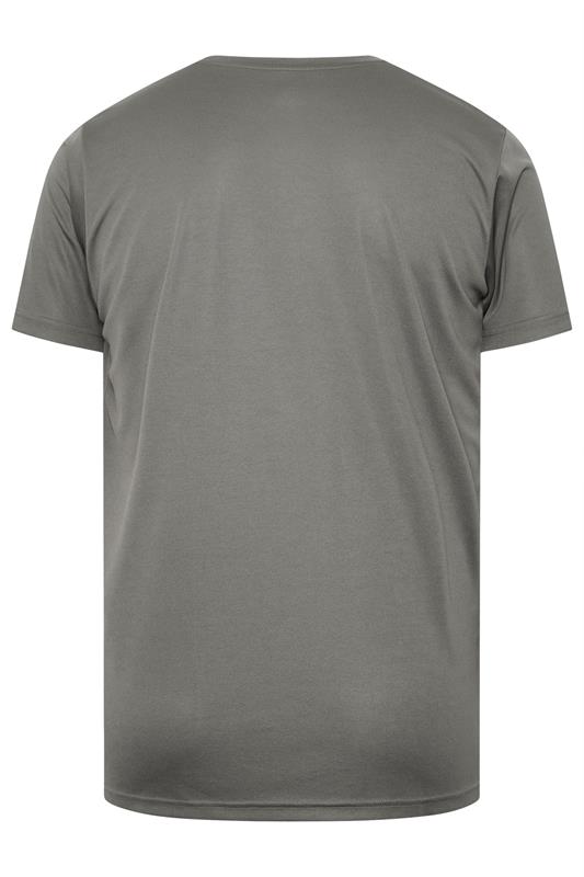 IronRhino Big & Tall Grey Branded Performance T-Shirt | BadRhino 6