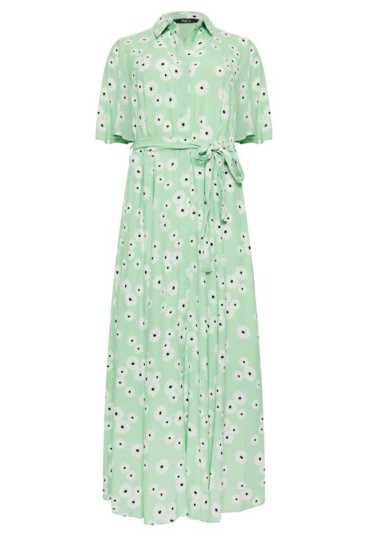 M&Co Mint Green Daisy Print Maxi Shirt Dress | M&Co 6