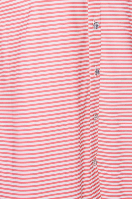 M&Co Pink Stripe Print Shirt | M&Co 5