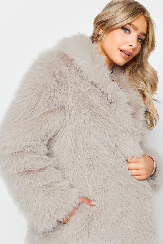 M&Co Light Grey Faux Fur Jacket | M&Co 5