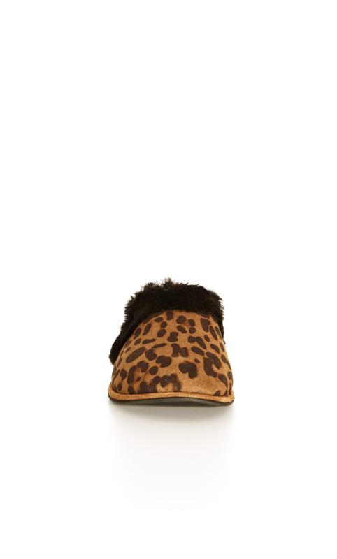 Extra Wide Fit Cheetah Slipper Neutral 5