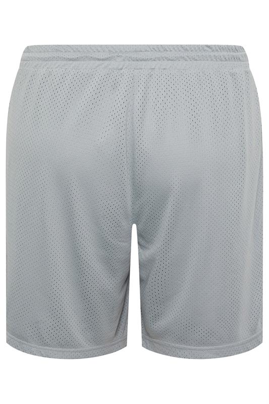 BadRhino Big & Tall Light Grey Lightweight Mesh Shorts | BadRhino 7