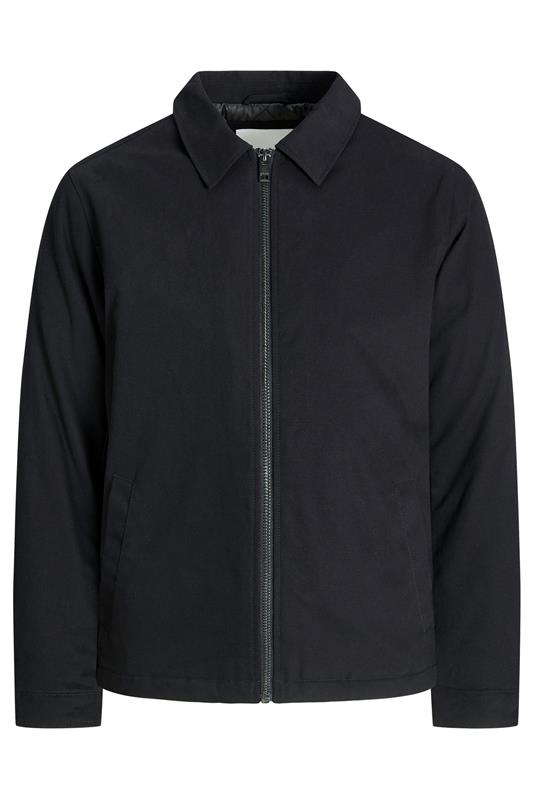 JACK & JONES Big & Tall Black Dover Worker Jacket | BadRhino 2