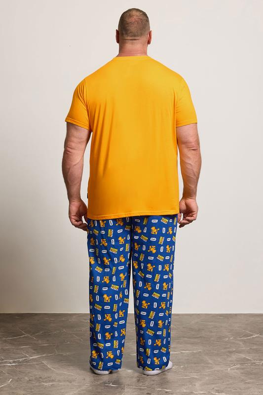 BadRhino Orange & Navy Blue Garfield Pyjama Set | BadRhino 1