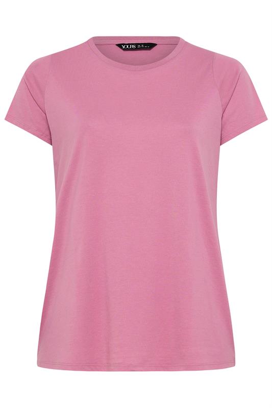 YOURS Plus Size 3 PACK Pink & Green Core T-Shirts | Yours Clothing 11