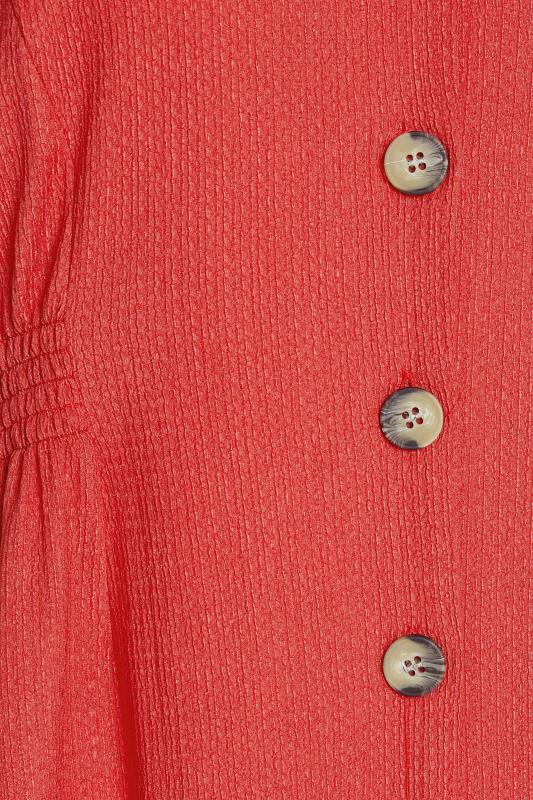 M&Co Red Button Through Midi Dress | M&Co  5
