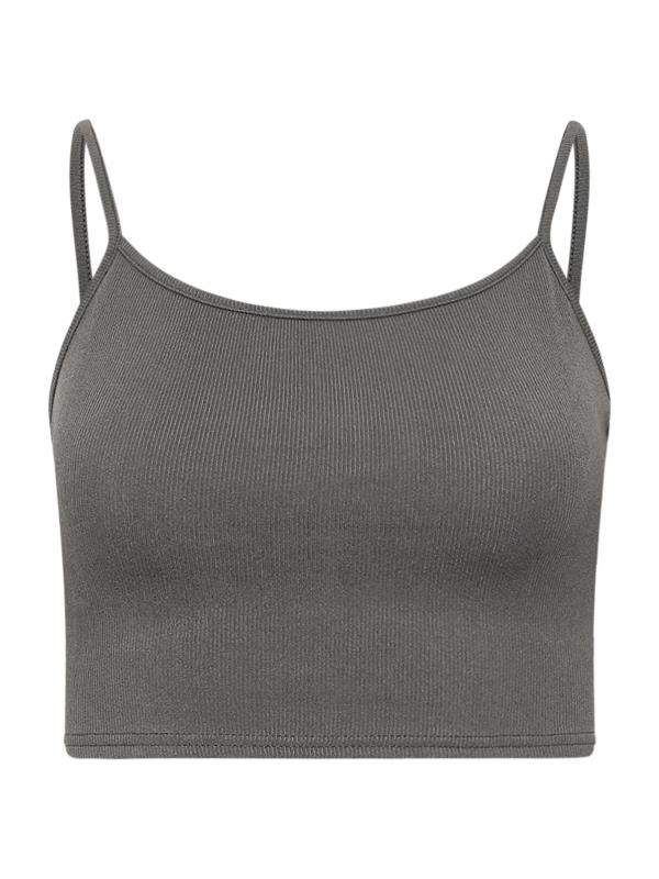 PixieGirl Petite Women's 2 PACK Grey Ribbed Bralette Top | PixieGirl 8