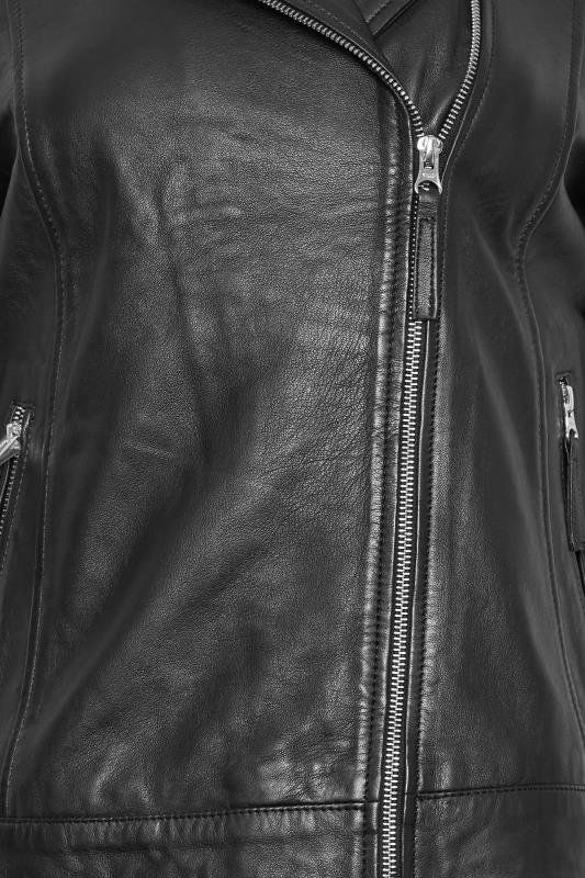 M&Co Black Leather Biker Jacket | M&Co 7