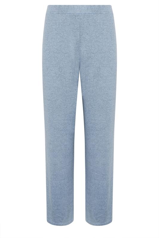 MAWCLOS Ladies Loungewear Solid Color Trousers High Waist Bottoms Lounge  Holiday Straight Leg Cargo Pants Blue Grey XL
