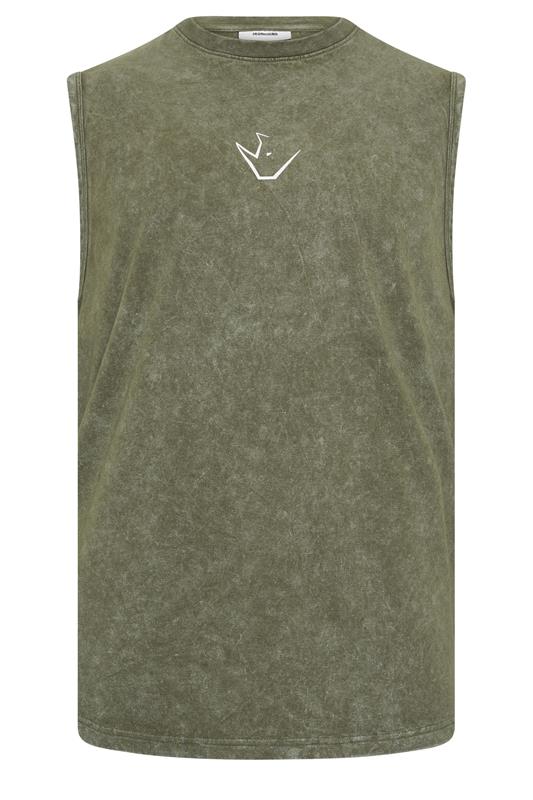 IronRhino Big & Tall Olive Green Old English Vest | BadRhino 6