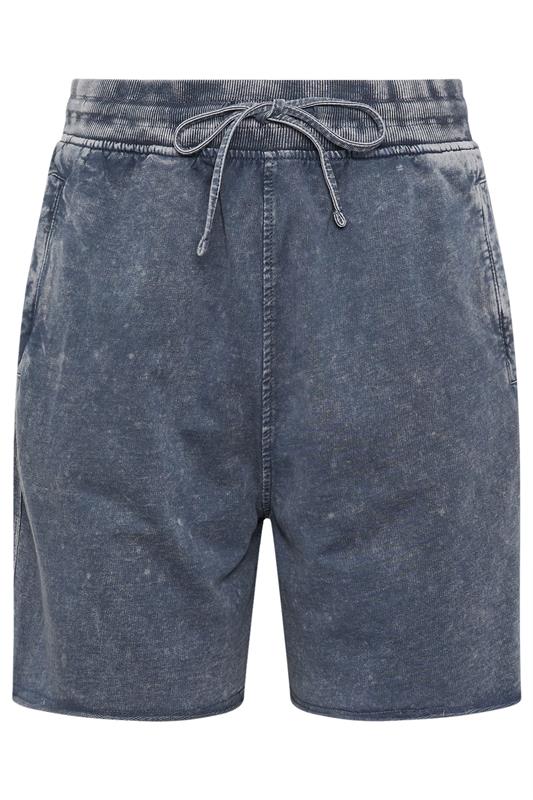LTS Tall Women's Navy Blue Acid Wash Shorts | Long Tall Sally 5