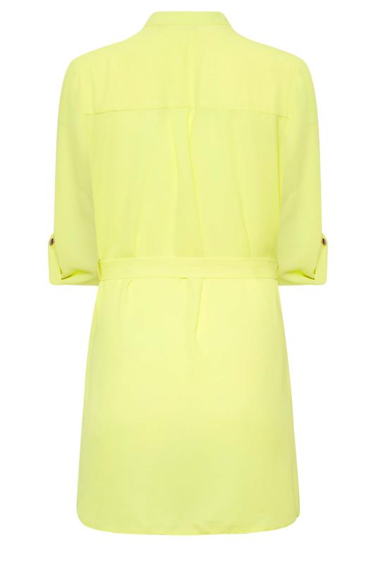 M&Co Lime Green Tie Waist Blouse | M&Co 7