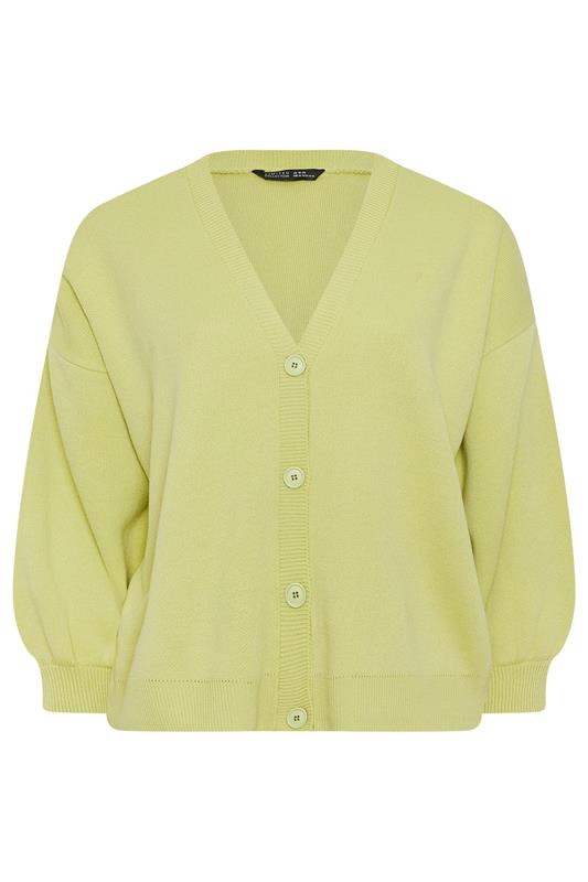 LIMITED COLLECTION Plus Size Green Balloon Sleeve Cardigan | Your Clothing 5