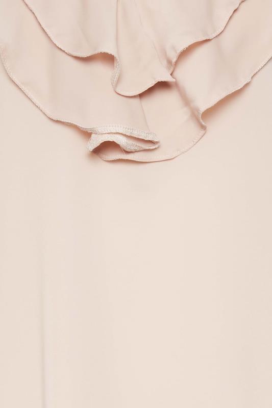 M&Co Blush Pink Frill Front Blouse | M&Co 5