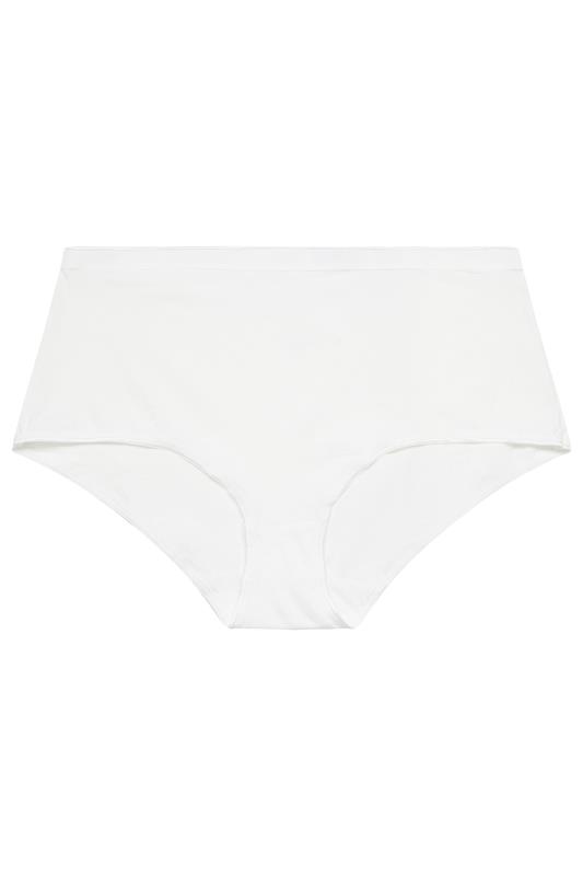 YOURSET 5 PACK Plus Size White Stretch Full Briefs | Yours Clothing  6