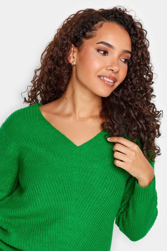 M&Co Fern Green V-Neck Knitted Jumper | M&Co 4