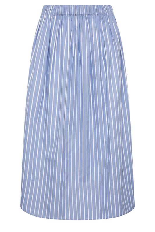 PixieGirl Petite Women's Blue Stripe Maxi Skirt | PixieGirl  5