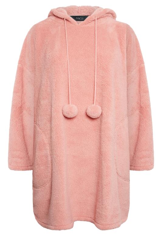 M&Co Pink Pom Pom Soft Touch Snuggle Hoodie | M&Co 5