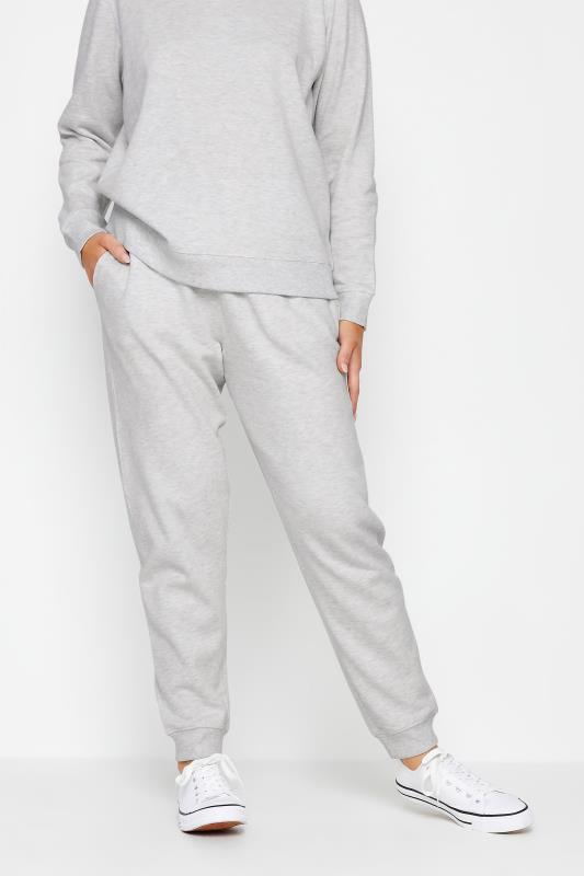 Women's  M&Co Grey Marl Essential Joggers