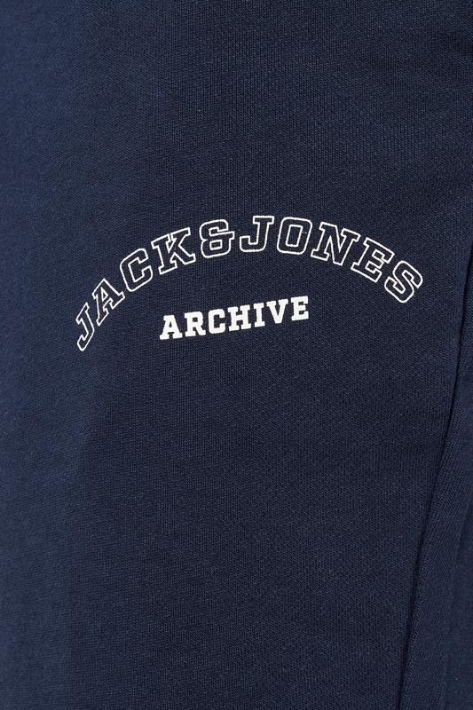 JACK & JONES Big & Tall Navy Blazer Blue Jogger Sweat Shorts | BadRhino 6