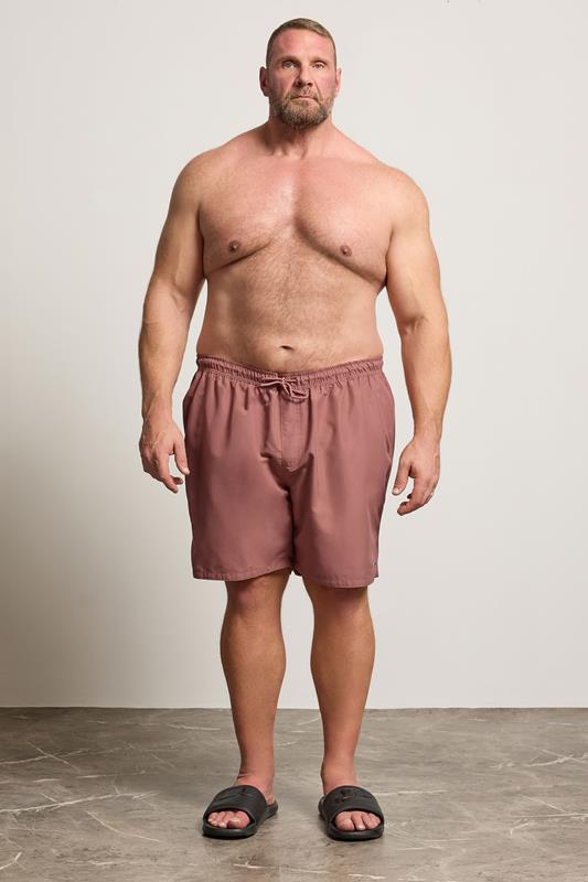 BadRhino Big & Tall Burnt Orange Swim Shorts | BadRhino 2