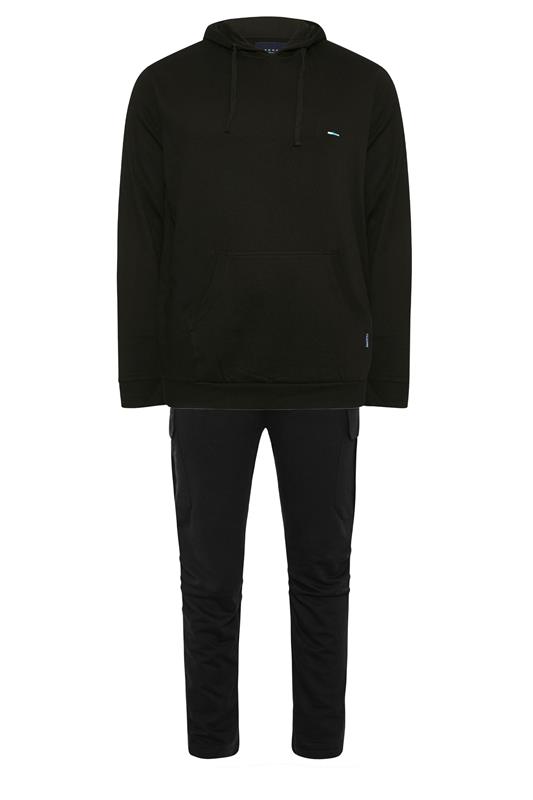 BadRhino Big & Tall Black Hoodie & Jogger Set | BadRhino 1
