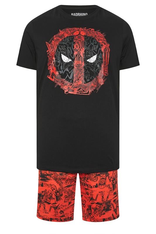 BadRhino Big & Tall Red Deadpool Pyjama Set | BadRhino 5