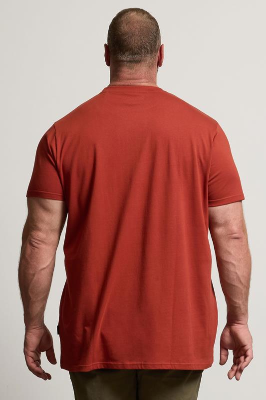 BadRhino Big & Tall Burnt Red Extra Long Core T-Shirt | BadRhino 2