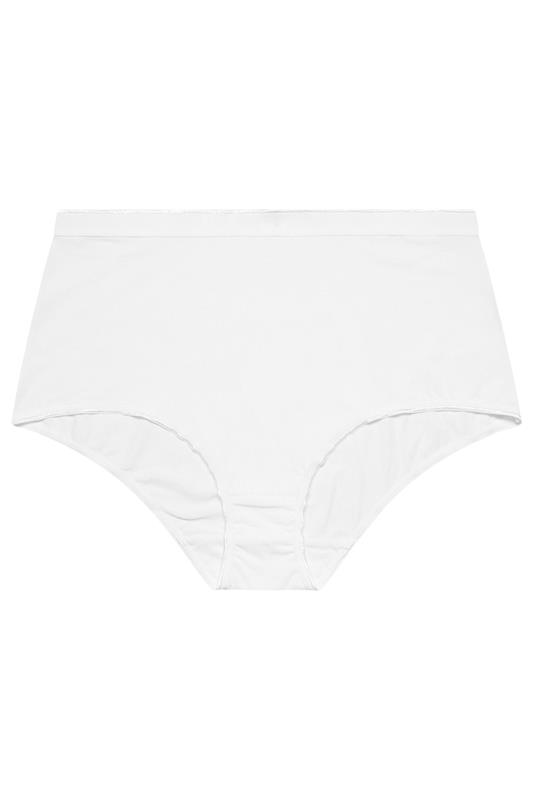 YOURSET 5 PACK Plus Size Black & White Floral Full Briefs | Yours Clothing 9