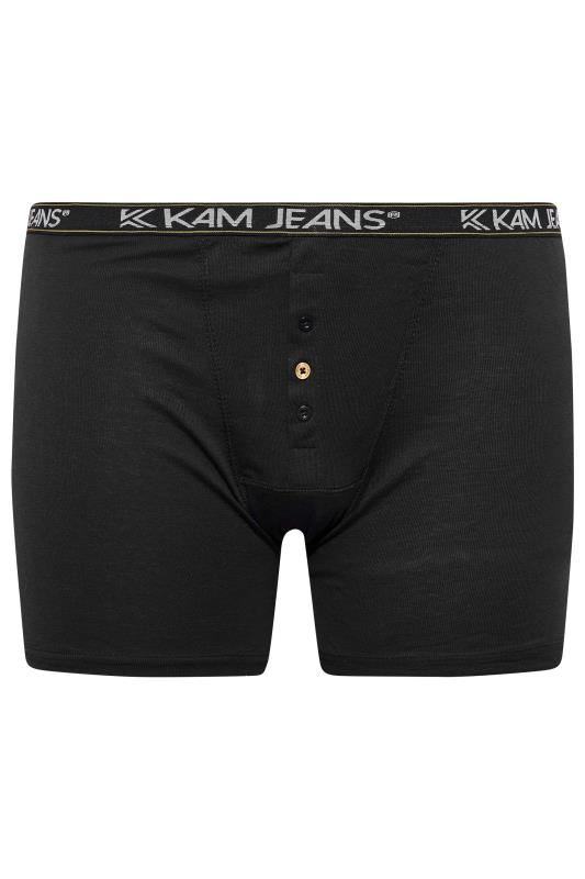 KAM 3 PACK Navy Blue & Grey Assorted Boxers | BadRhino 8