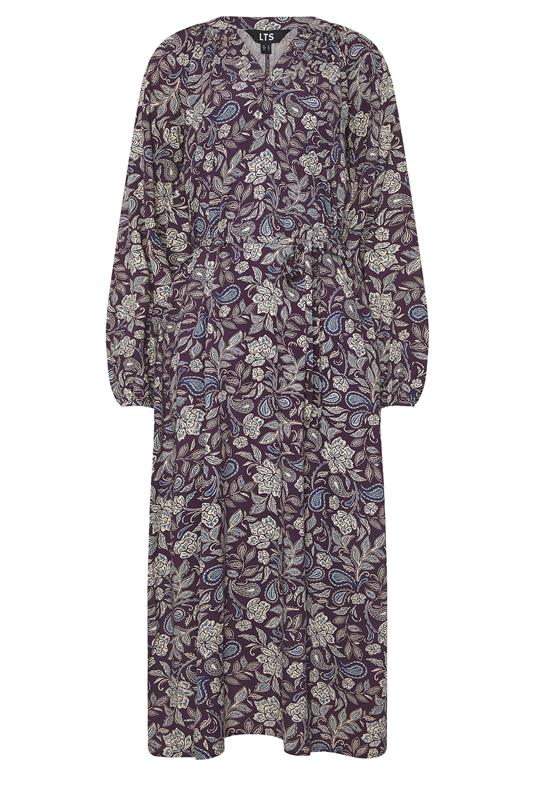 LTS Tall Purple Floral Maxi Dress | Long Tall Sally 5