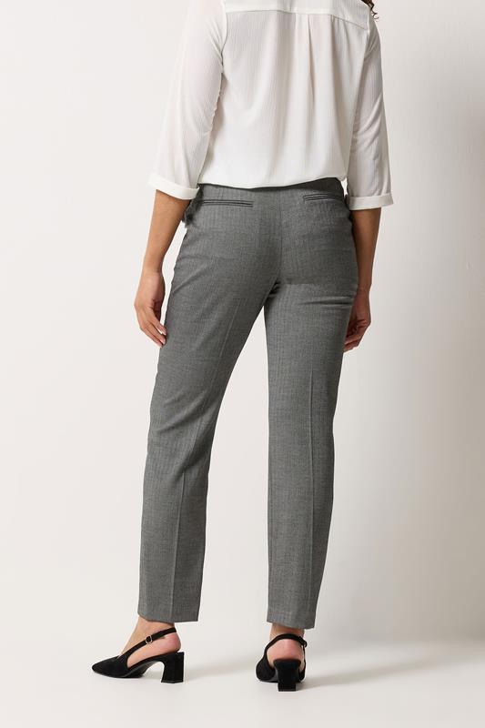 M&Co Grey Tailored Straight Leg Trousers | M&Co 2