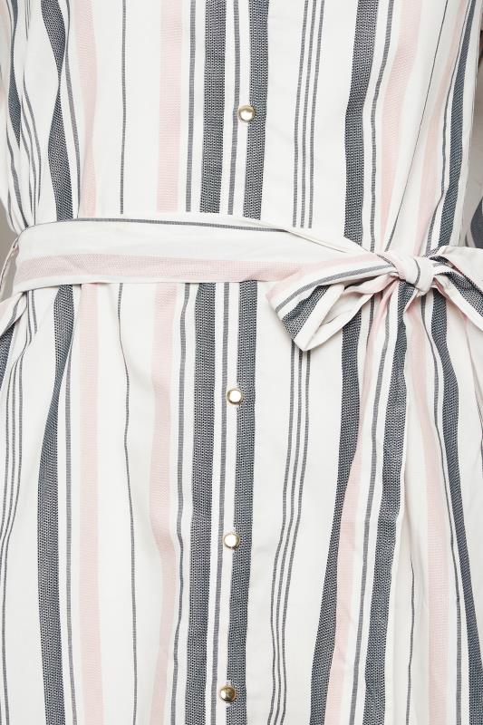 M&Co White Stripe Tie Waist Blouse | M&Co 5
