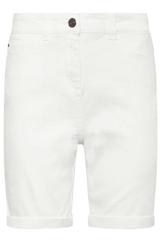 M&Co White Denim Shorts | M&Co 5