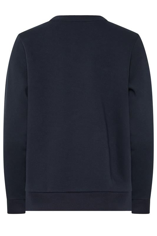 M&Co Navy Blue Animal Print Heart Sweatshirt | M&Co 6