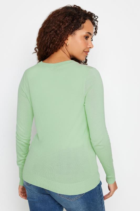 M&Co Green Long Sleeve V-Neck Jumper | M&Co 3