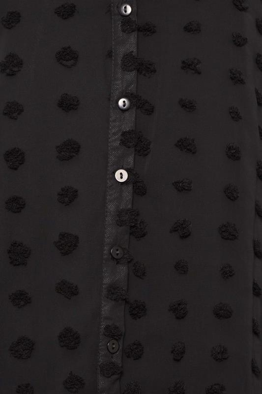M&Co Black Dobby Spot Shirt | M&Co 5