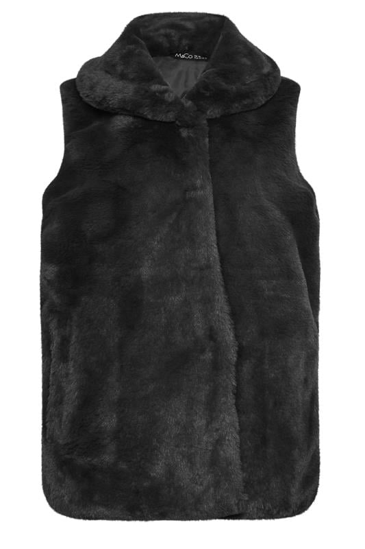 M&Co Black Faux Fur Gilet | M&Co 6